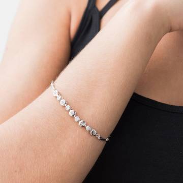 Серебряный браслет с фианитами 14901 Серебряный браслет с фианитами 14901