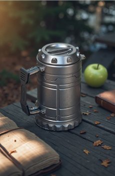 Кемпінговий ліхтар - сірий