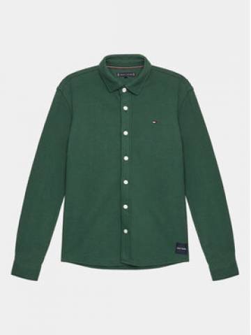 Tommy Hilfiger Сорочка Solid KB0KB08308 D Зелений Regular Fit Tommy Hilfiger Сорочка Solid KB0KB08308 D Зелений Regular Fit