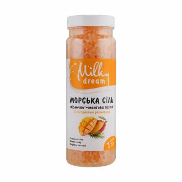 Морская соль для ванн Milky Dream Молочно-манговая, с эктрактом розмарина, 700 г Морская соль для ванн Milky Dream Молочно-манговая, с эктрактом розмарина, 700 г