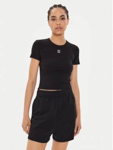 Hugo Футболка Delanor 50512000 Чорний Slim Fit Hugo Футболка Delanor 50512000 Чорний Slim Fit