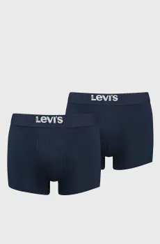 Мужские темно-синие боксеры (2 шт) Синий S Levi’s® 701222844;002