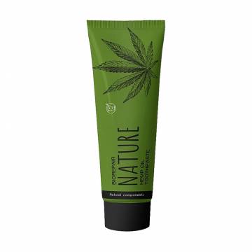 Зубная паста Bioton Cosmetics Nature Biorepair Hemp Oil Toothpaste, 100 мл Зубная паста Bioton Cosmetics Nature Biorepair Hemp Oil Toothpaste, 100 мл
