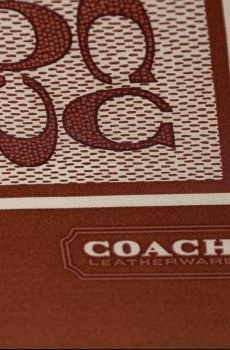 Coach шелковый платок