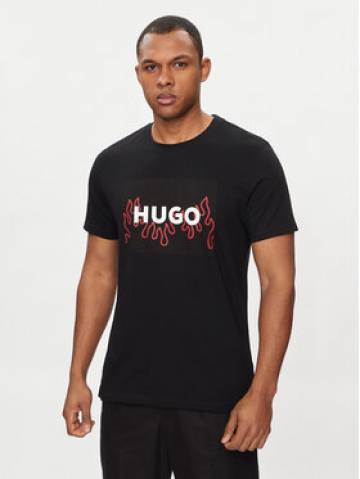 Hugo Футболка Dulive 50506989 Чорний Regular Fit Hugo Футболка Dulive 50506989 Чорний Regular Fit