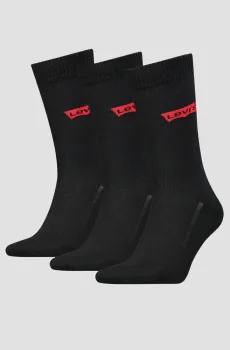 Черные носки (3 пары) Черный 39-42 Levi’s® 701224674;001