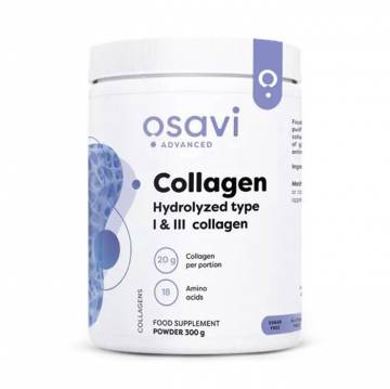 Гидролизованный коллаген 1 и 3 типа Osavi Hydrolyzed Collagen Type I & III в порошке, 300 г Гидролизованный коллаген 1 и 3 типа Osavi Hydrolyzed Collagen Type I & III в порошке, 300 г