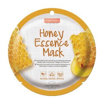 Тканевая маска для лица Purederm Honey Essence Mask с экстрактом меда, 18 г