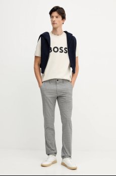 Хлопковая футболка BOSS Green Tee Iconic Zone