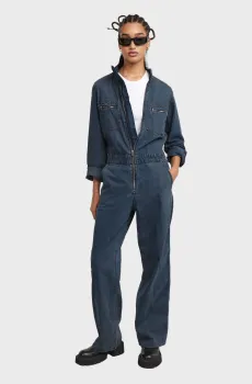 Женский темно-синий джинсовый комбинезон Mechanics Синий S G-Star RAW D25306,D252