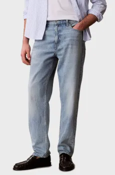 Мужские голубые джинсы 90S TAPER DRIFTWOOD Голубой 29-32 Calvin Klein Jeans LV04RF902G
