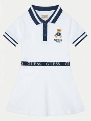 Guess Повсякденна сукня K5RK12 K7O64 Білий Regular Fit Guess Повсякденна сукня K5RK12 K7O64 Білий Regular Fit