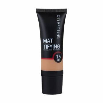Уценка! Стойкий матирующий тональный крем для лица Florelle Mattifying Long Lasting Foundation SPF 15, 03, 30 мл Уценка! Стойкий матирующий тональный крем для лица Florelle Mattifying Long Lasting Foundation SPF 15, 03, 30 мл