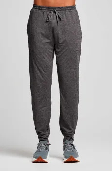 Мужские темно-серые спортивные брюки TRIUMPH Серый L Saucony SAM800371-CAH