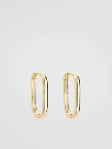 Reserved - Довгі сережки‑підвіски - золотий - 263FD-GLD