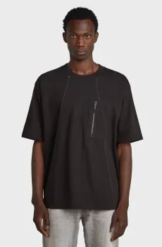 Мужская черная футболка Pocket Черный S G-Star RAW D26841,C784