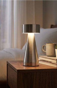 Лампа настільна - срібний