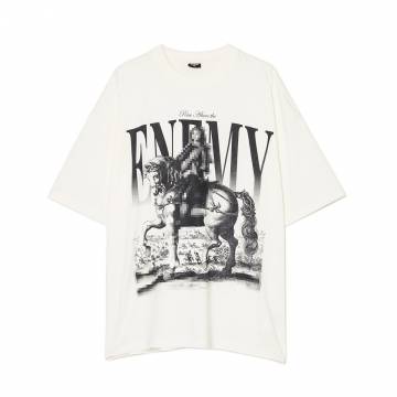 Cropp - Футболка з принтом - нюдовий Cropp - Футболка з принтом - нюдовий