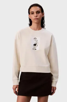 Женский белый свитшот CLASSIC KATE Белый XS Calvin Klein LV040494WF
