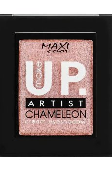 Тени для век Maxi Color Make Up Artist Chameleon Cream Eyeshadow 01 Золотая роза, 2.5 г