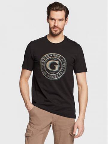 Guess Футболка Round Logo M3GI11 J1314 Чорний Slim Fit Guess Футболка Round Logo M3GI11 J1314 Чорний Slim Fit