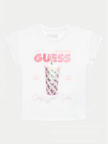 Guess Футболка K4GI24 K6YW4 Білий Regular Fit Guess Футболка K4GI24 K6YW4 Білий Regular Fit
