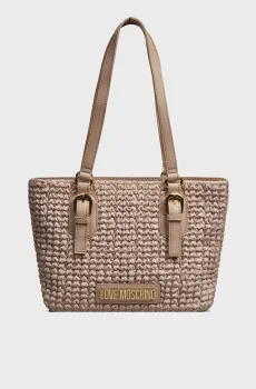 Женская бежевая сумка Бежевый ONESIZE Love Moschino JC4239PP0IKB110A