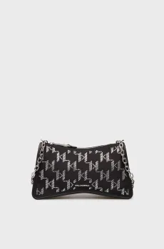Женская черная сумка K SEVEN ELEMENT Черный ONESIZE Karl Lagerfeld 240W3041