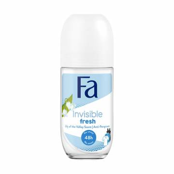 Шариковый антиперспирант женский Fa Invisible Fresh 48h с ароматом ландыша, 50 мл Шариковый антиперспирант женский Fa Invisible Fresh 48h с ароматом ландыша, 50 мл