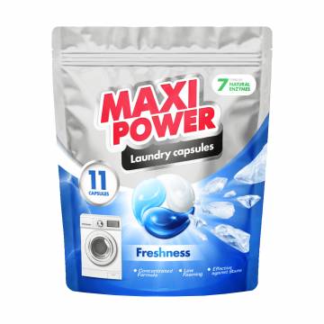 Капсулы для стирки Maxi Power Freshness, 11 стирок, 11 шт Капсулы для стирки Maxi Power Freshness, 11 стирок, 11 шт