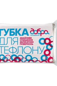 Губка кухонна Добра Господарочка для тефлона, 1 шт