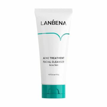 Уценка! Очищающий гель для лица Lanbena Acne Treatment Facial Cleanser с олигопептидами, 100 г