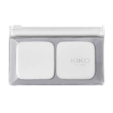 Спонж для жидкогой, кремовой и спрессованной тональной основы Kiko Milano Rectangular Foundation Sponge, 2 шт Спонж для жидкогой, кремовой и спрессованной тональной основы Kiko Milano Rectangular Foundation Sponge, 2 шт