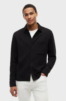 Мужская черная рубашка ESSENTIAL Черный XL Tommy Hilfiger MW0MW43931