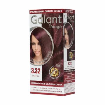 Крем-краска для волос Galant Image Permanent Hair Colouring Cream 3.32 Дикая слива, 115 мл Крем-краска для волос Galant Image Permanent Hair Colouring Cream 3.32 Дикая слива, 115 мл