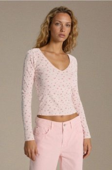 Бавовняна блузка - різнобарвний