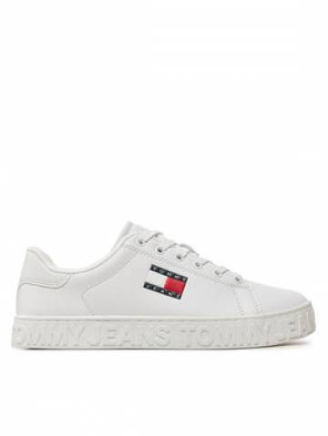Tommy Jeans Снікерcи Tjw Logo Outsole Sneaker Ess EN0EN02703 Білий Tommy Jeans Снікерcи Tjw Logo Outsole Sneaker Ess EN0EN02703 Білий