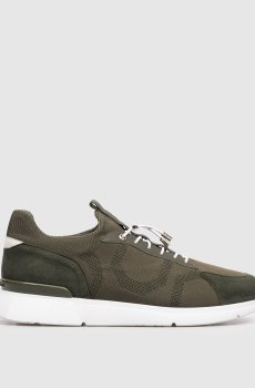 Кроссовки цвета хаки