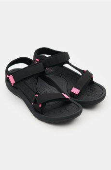Сандалі на липучках - чорний