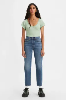 Женские синие джинсы Wedgie Straight Синий 30-26 Levi’s® 34964;0192