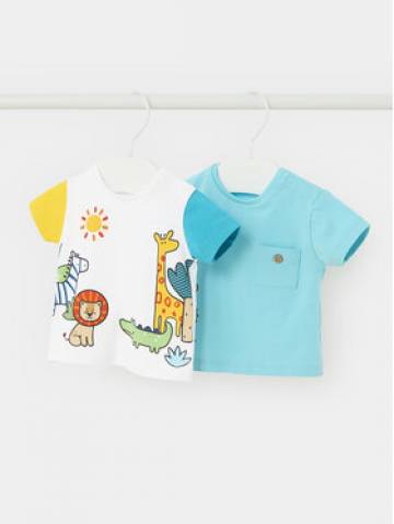 Mayoral Набір з 2 футболок 1002 Кольоровий Regular Fit Mayoral Набір з 2 футболок 1002 Кольоровий Regular Fit