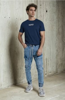 Джогери слім фіт - темно-синій