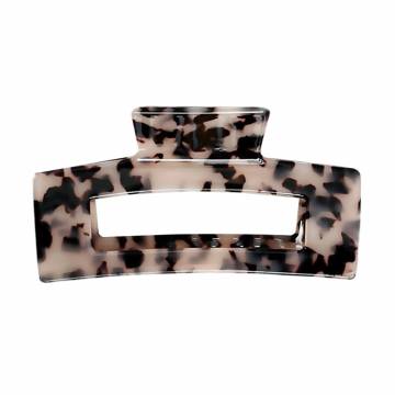 Заколка для волос Miso Краб, розовый лео, 7.5 см, 1 шт (N022/2)