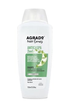 Уценка! Шампунь для волос Agrado 2in1 Anti-Dandruff Shampoo против перхоти, 750 мл