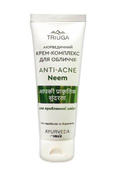 Крем-комплекс для лица Triuga Anti-Acne Neem Аюрведический для проблемной кожи, 75 мл