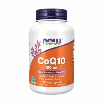 Коэнзим Q10 NOW foods CoQ10, 100 мг, 180 гелевых капсул Коэнзим Q10 NOW foods CoQ10, 100 мг, 180 гелевых капсул