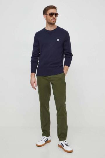 Брюки United Colors of Benetton мужские цвет зелёный прямое Брюки United Colors of Benetton мужские цвет зелёный прямое