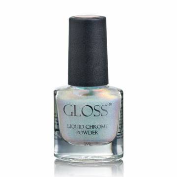 Жидкая втирка для ногтей Gloss Liquid Chrome Powder 012, 3 мл Жидкая втирка для ногтей Gloss Liquid Chrome Powder 012, 3 мл