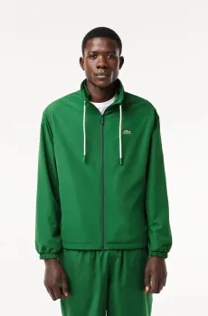 Мужская зеленая водонепроницаемая куртка Зеленый 48 Lacoste BH1679132