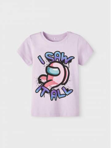 NAME IT Футболка 13217894 Фіолетовий Regular Fit NAME IT Футболка 13217894 Фіолетовий Regular Fit